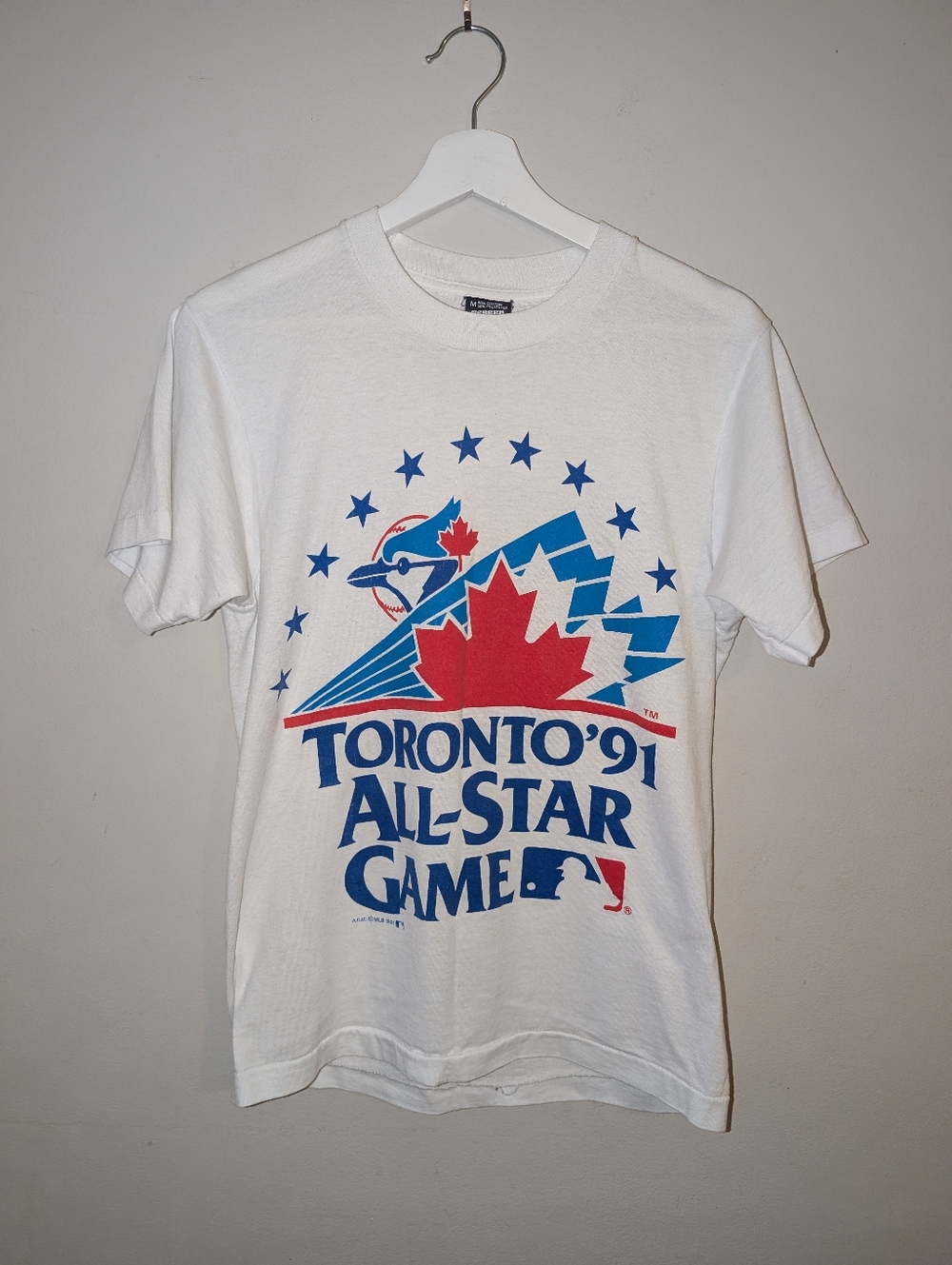 Vintage Single Stitch Toronto Blue Jays '91 All-Star Game Graphic Tee